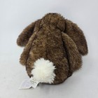 Jellycat Hoppleston Luxe Bunny Brown Faux Fur Plush Stuffed Animal Nwt