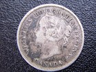 1885 Canada 5 Cent Scarce Silver Coin