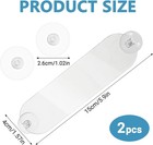 Larrel 2pcs Ez Pass Holder For Windshield  Ez Pass Holder  Transponder Holders F