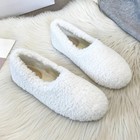Lambwool Moccasins Femme Winter Cotton Shoes Plush Loafers Curly Sheep Fur Flats