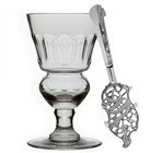 Blown Pontarlier Absinthe Glass - Set With Spoons Available
