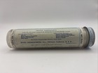 Vintage C 1950s  Alka-seltzer Tablets Glass Bottle Metal Screw Lid  5 5   