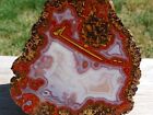 Tcr Moroccan Agate jasper lapidary Polished  both Sides  Slab 306 Grams