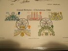 Limited Edition First Day Lithograph  Great Britain Christmas 1980  1980 Stamps