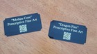 2  X 4  Custom Qr Code Sign  Laser Engraved Name Plate For Business Or Art