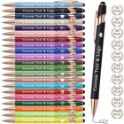 Custom Engraved Pens - Bulk Personalized Metal Ballpoint Click Pens  50-3000 Pcs
