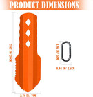 3-in-1 Ultralight Backpacking Trowel  Durable Aluminum Shovel   Potty Tool With