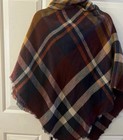 Century Star Thick Tartan Scarf Oversized Blanket Soft Warm Shawl Classic Plaid
