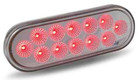  6  12 Led Trux Dual Revolution 6  Oval Clear Lens Stop Tail Turn Back-up Kit