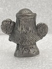 Degrazia Pewter Figure Signed Rare 