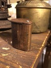 Antique 1800   s Vintage Carved Turned Wood Treen Traveling Snuff Stash Box