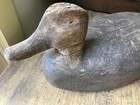 Antique Vintage Primitive Large Carved Wooden Duck Decoy