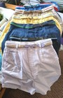 Lot Of 6 Vintage 80s Pizzazz High Waisted Pleated Shorts W matching Belts  Usa