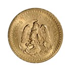 1945 Mexico Gold 2 1 2 Pesos  0603 Oz - Bu Restrike