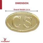 Civil War Enlisted Confederate Soldier Brass Buckle Replica - High Quality