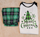 Family Matching Christmas Pajamas Set Pjs Longsleeve Sleepwear Nightwear 10-11y 