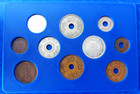 Israel Palestine British Mandate Complete Set Of All 10 Types Of Coins 1927-1946