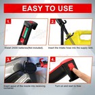 Battery Powered Electric Fuel Transfer Siphon Pump Gas Oil Water Liquid 2 2 Gpm