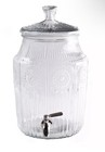 The Pioneer Woman Adeline Clear Glass 2 1 Gallon Beverage Dispenser New