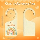 Set Of 7 Baby Closet Dividers For Clothes Organizer From Newborn To Toddler B   
