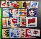 Vintage  lot Of 25  Beer Drink Paper Labels