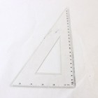 Lot Of 3 Vintage Acrylic Drafting Triangles One K e Keuffel   Esser