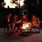 Bali Outdoors 32  Outdoor Fire Pit wood Burning Firepits With Poker For Outside