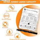 24 Pack Vacuum Storage Bags With Electric Pump   5 Jumbo  5 Large  5 Medium  5 S