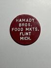 Vintage 5 Cent Plastic Coin Token - Hamady Brothers Food Markets Flint Michigan