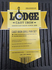 Lodge Usa P12sgr 12  Square Cast Iron Griddle Skillet Frying Pan Ribbed 2 Handle