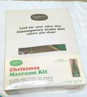 Macrame Kit Oh Christmas Tree Brantex 1981  8111 Vintage Retro Boho New Sealed