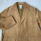 Covington Corduroy Blazer Jacket Sport Coat Men L  42 44  Tan Western Old Money