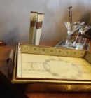 Mid-century Modern Copper   Brass  Italian Serving Tray  1950 Vintage Tray 