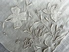 Vintage Hanky Cutwork Beautiful Embroidery Madeira Handwork White Linen Elegant