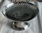 Antique Gorham Sterling Silver C 1910 Pierced Bonbon Compote Pedestal Bowl 144g