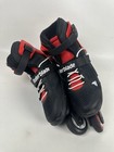 Rollerblade Unisex Kids Microblade Black Red Adjustable Roller Skates Size 5-8
