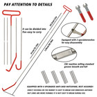 Kit Para Abrir Puerta De Auto Carro  Completo 27 Pc Profesional Long Reach Tools