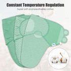 Sweet Dolphin 3-pack Baby Swaddle Sleep Sacks - Newborn Swaddle Blanket With    