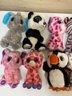 Ty Beanie Boos Plush Lot Of 12 Zoo Animals Tucan  Elephant No Tags Play  lot 3 
