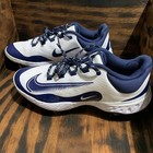 Nike Alpha Huarache Elite 4 Low Size 10 Baseball Cleats  Royal White Fd2744-107
