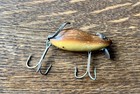 Early L Rig Heddon Meadow Mouse Brown Wood Fishing Lure 