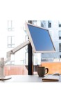 Ergotron     Lx Desk Monitor Arm  Adjustable  White silver  Black  24   27 In