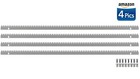 Bl  tezeit Gear Racks 4pcs Pack For Sliding Gate Opener 13 12ft W  Hardware Kit