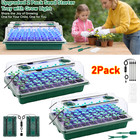 Seed Starter Trays With Grow Light 2 Packs Total 80 Cells Seed Growing Starting