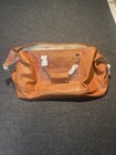 Delta Airlines 360 Leather Duffle Bag Captains Barrington New Large