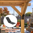 4 Pcs Inside Mount 45-degree Angle Bracket 5 x 5 x 3  Heavy Duty Corner Brace   