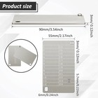 4 Plates Steel Wallet Crypto Cryptocurrency Seed Storage Crypto Wallet For Bitco