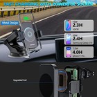 Wireless Car Charger  Caymuller 15w Fast Charging Auto Clamping Car Charger