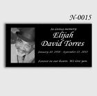 12x24x0 75 Inch Human Headstone  Tombstone  Grave Marker  Diamond Engraved