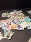 Vintage Stamp Lot Canceled And Unused Worldwide Stamps